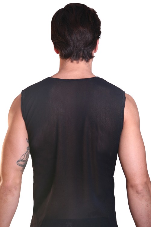 schwarzes Muskel-Shirt Audacious XL von Look Me