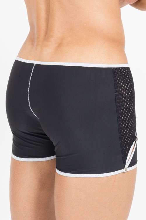 schwarz/weißer Herren-Boxer Mixing 43-67 S von Look Me