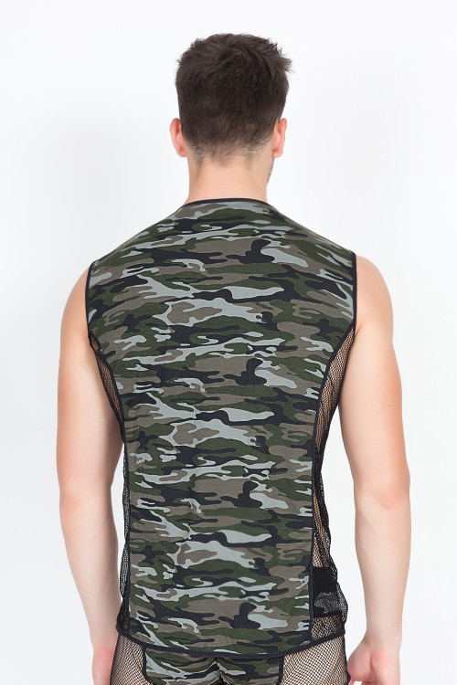 camouflage V-Shirt Military 58-77 S