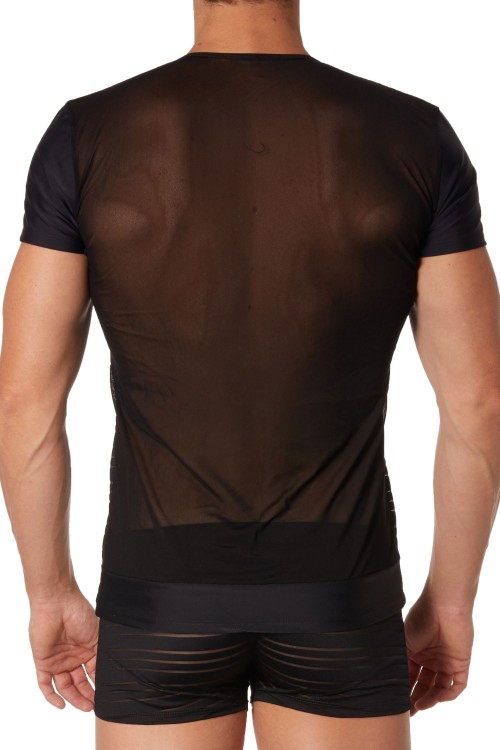 schwarzes Herren T-Shirt 906-81 - XL