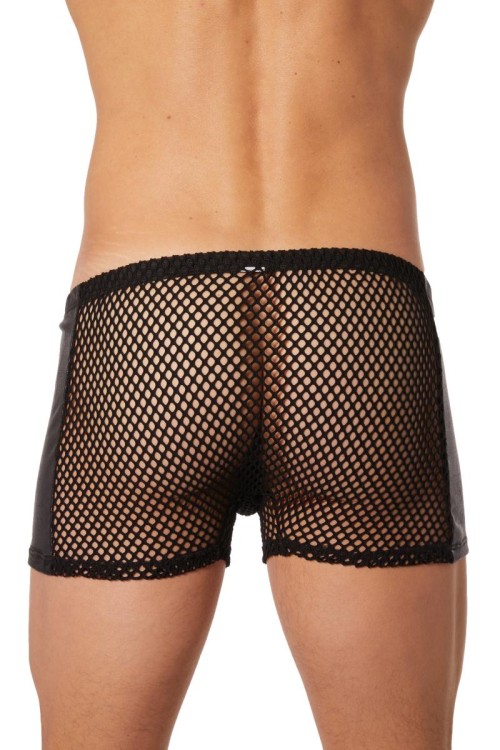 schwarze Herren Boxer Short 911-67 - M