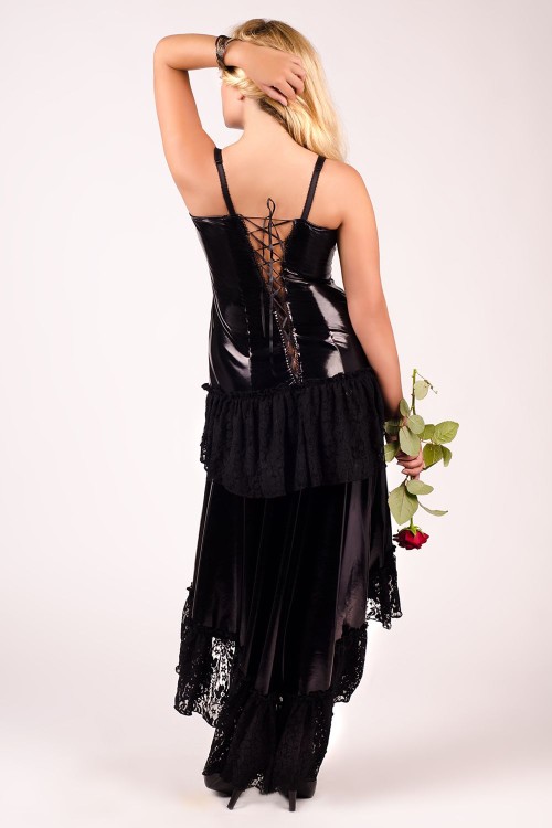 black long night dress M/1023 46/48 by Andalea Lingerie