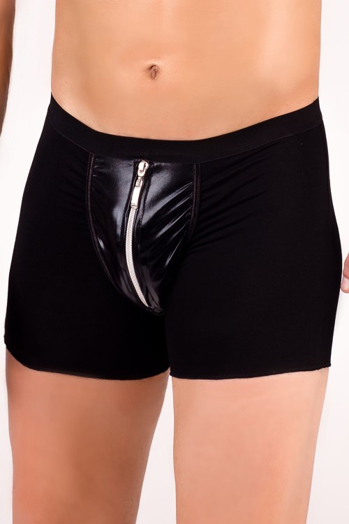schwarze Boxer-Shorts MC/9001 S/M von Andalea Dessous