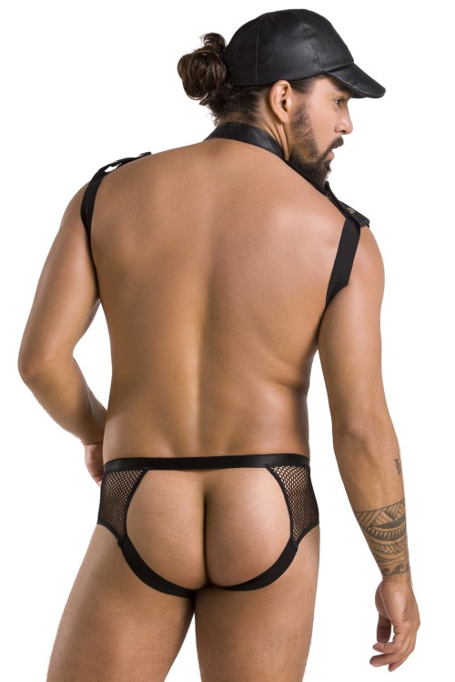 schwarzes Harness Set 038 - S/M