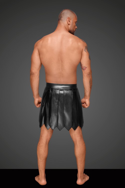 Eco leather men's gladiator skirt H053 - M