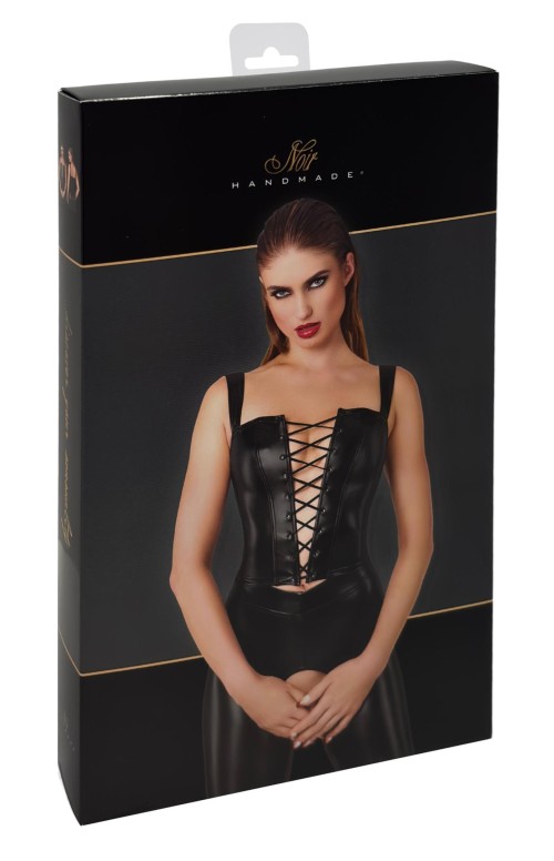 F365 Lace-Up Corset Top - XS
