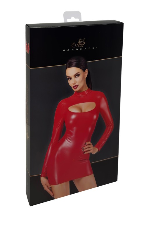 F367 Bombshell Bodycon Minikleid rot - XS