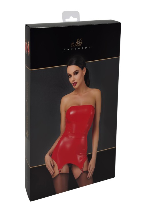 F368 Bombshell Fierce Corsagen-Kleid rot - XS