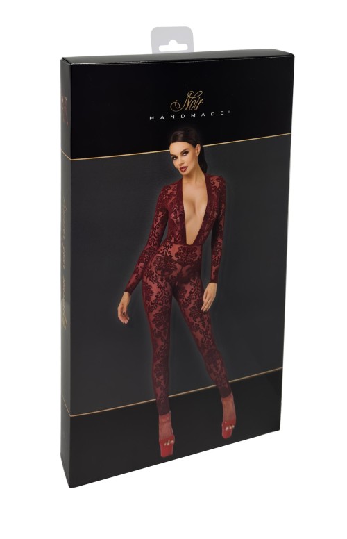 F382 Kink Royal Catsuit red - XS