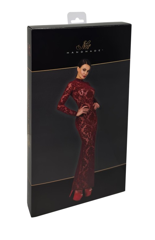 F383 Kink Royal gown/long dress red - XS