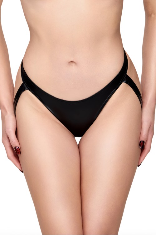 F393 Troublemaker Strappy Panties schwarz - XS