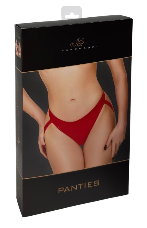 F394 Troublemaker Strappy Panties rot - M