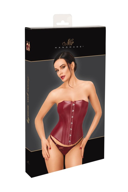 F398 Bordeaux Affair Boned Corset - XS