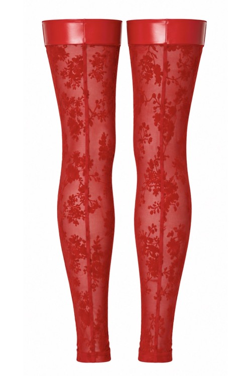 F417 Plaything Thigh-High Stockings rot - XS