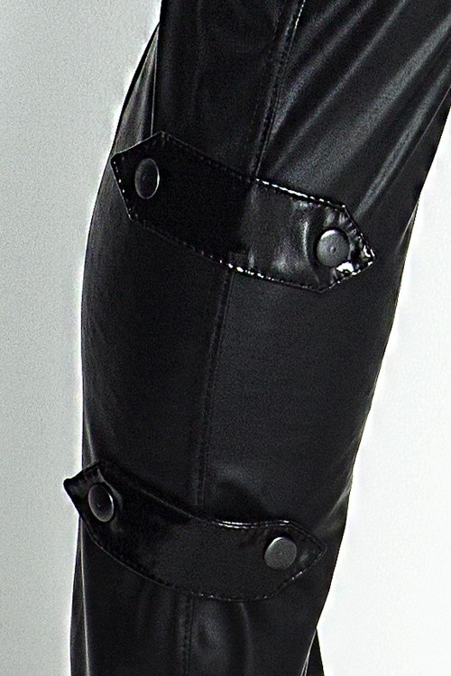 schwarze lange Hose H032 S von Noir Handmade