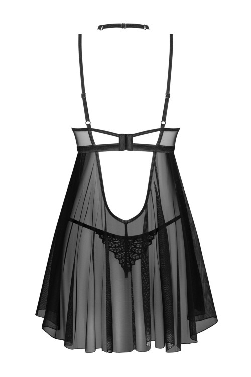 Babydoll Donarella schwarz - M/L