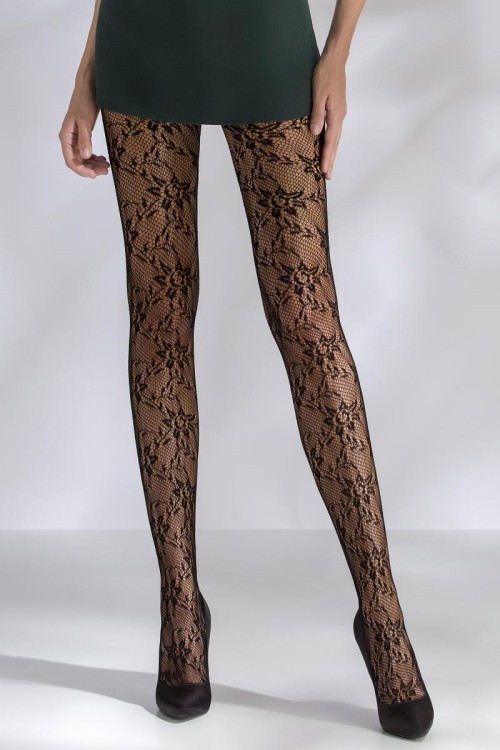 net tights TI047 black - 3/4