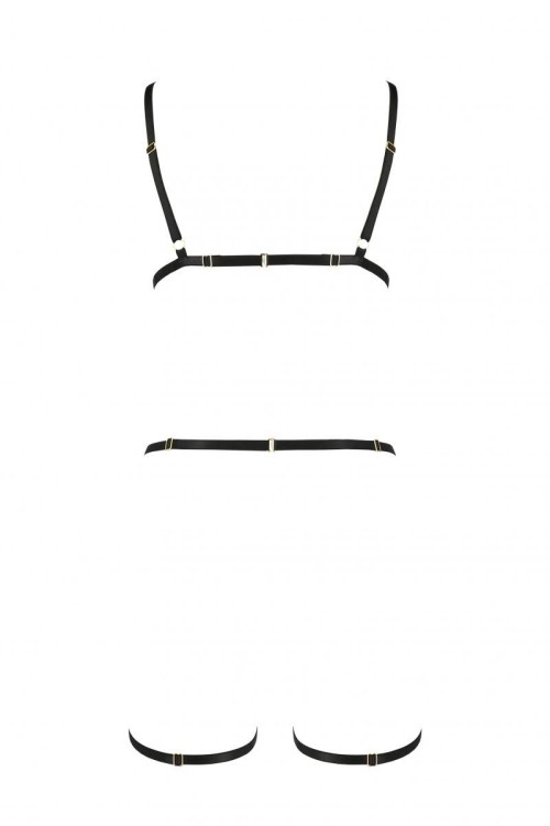 schwarzes Harness Dress PA595766 - L/XL