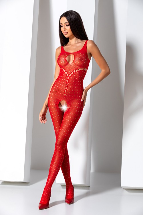 red ouvert Bodystocking BS078 - S/L