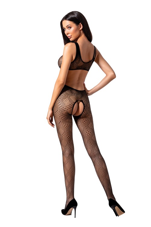 black ouvert Bodystocking BS085 - S/L
