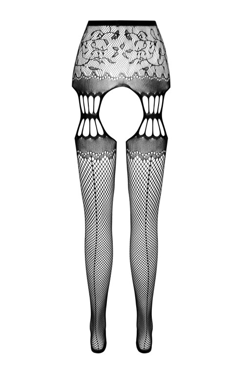 open tights S027 black - S/M