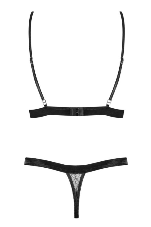 060718 Set out of lace bralette and thong - XL (BH 75E/80D & Panty 42)