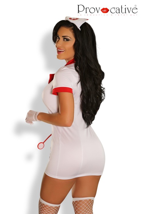 9pcs Nurse Costume S/M by Provocative