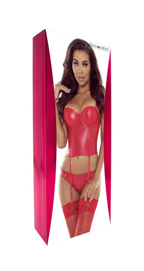 rotes Hard Chic Corset 1782 - S/M