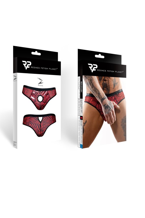 mesh brief REAmdres001 black/red - M