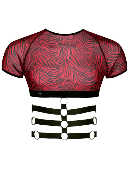 Harness T-Shirt RERodrigo001 black/red - 2XL
