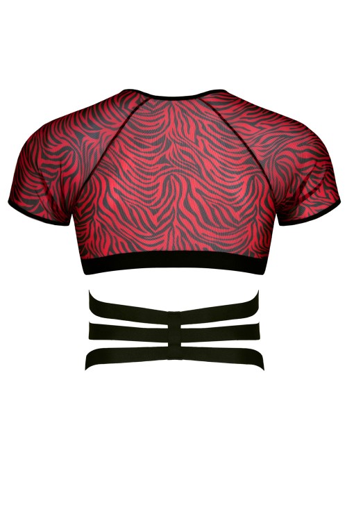 Harness T-Shirt RERodrigo001 schwarz/rot - 2XL