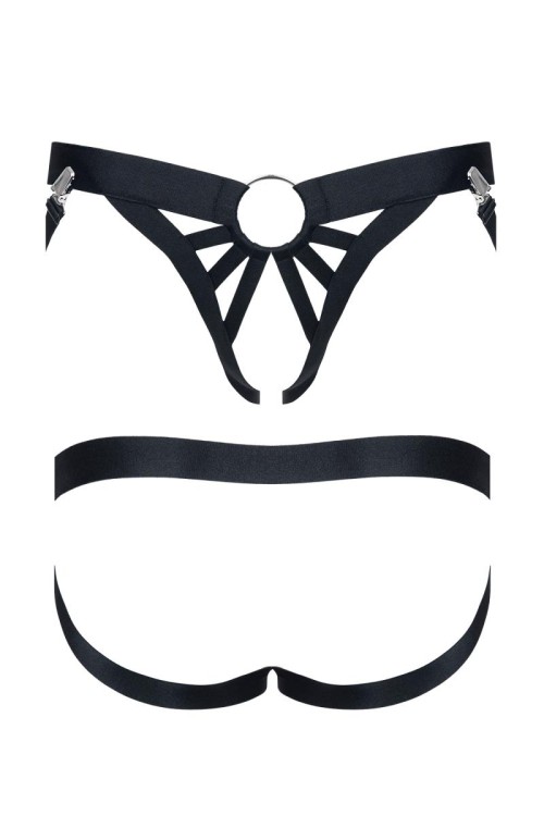 harness thong BRI012 black - XXL/XXXL