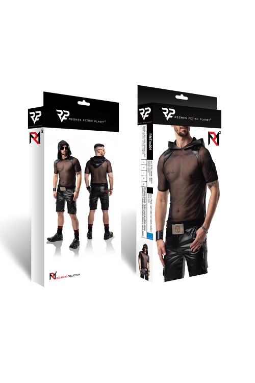 Hood T-Shirt RMTito001 black - S