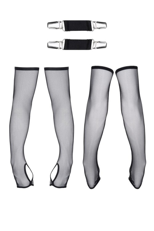 Armstulpen CRD011 schwarz Crossdresser - L/XL