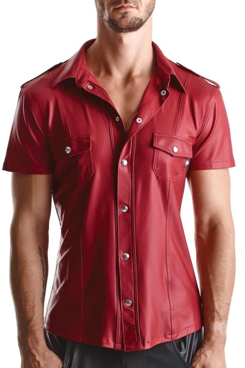 Herren Hemd RMCarlo001 rot - L