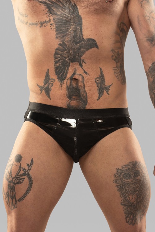 Lack Jockstrap RECiro001 schwarz - S
