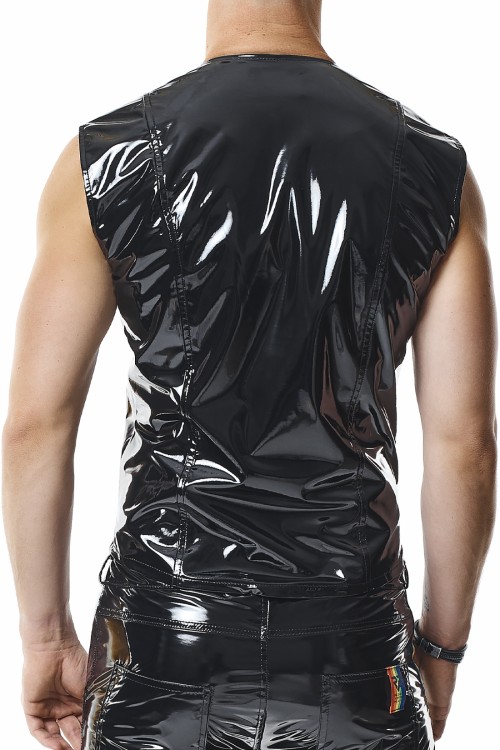 PVC vest RMTaddeoRBW black - S