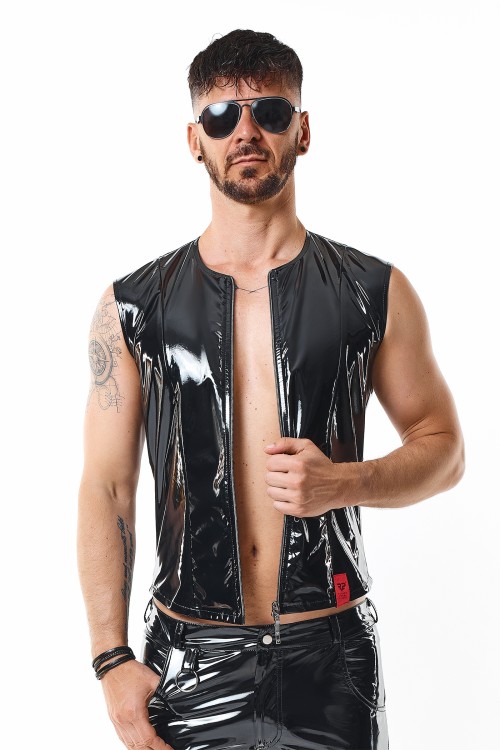 PVC Herren Weste RMOtelloPVC schwarz - M