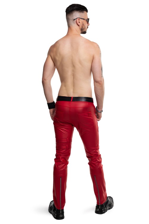 lange Herren Hose RMTommaso002 rot - S lange Herren Hose RMTommaso002 rot - S