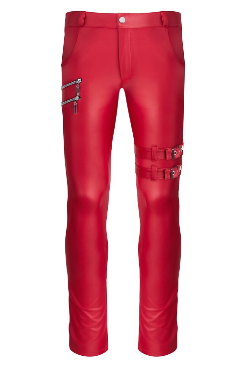 lange Herren Hose RMTommaso002 rot - S lange Herren Hose RMTommaso002 rot - S