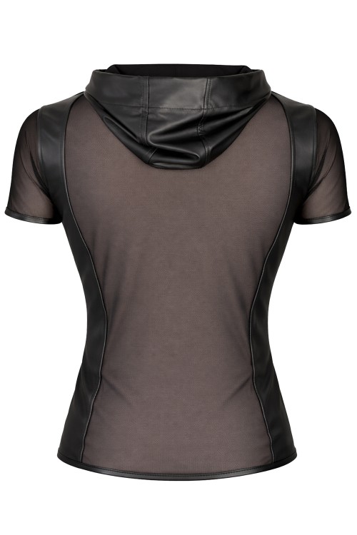 Herren Kapuzen T-Shirt ADGuido001 schwarz - S