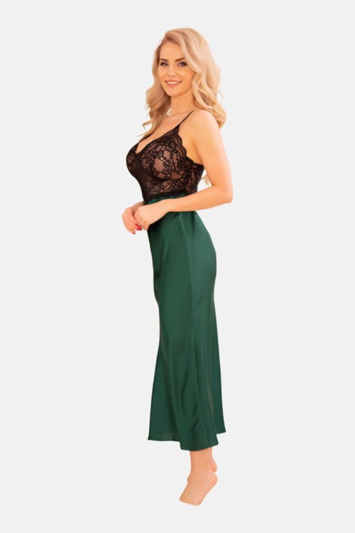 green/black long dress KA922513 - 2XL