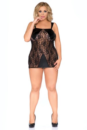 black chemise SB/1005 38/40 Sexy Base