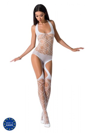 white Bodystocking BS060 by Passion