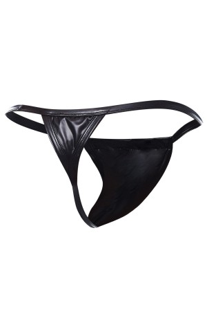 black wetlook Boost String BL4CK06 - L