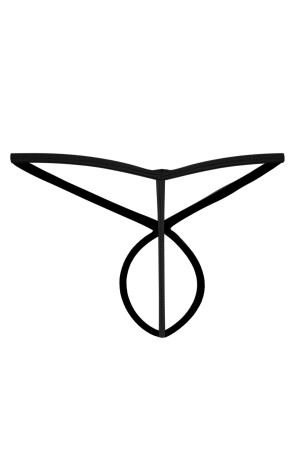 black Crossed String C4MSPX24 - S/M