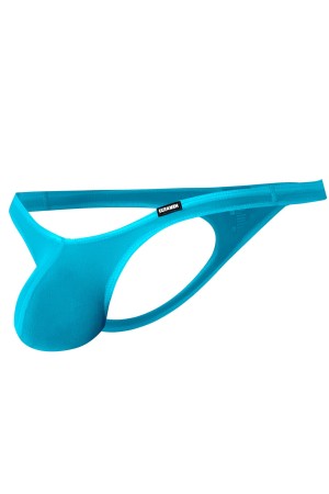 turquoise Mesh Low Rise Bulge String C4MSPXBUL02 GLOW - S