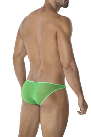green Low Rise Bulge Brief Mesh C4MSPXBUL01 GLOW by Cut4Men