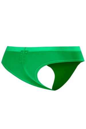 green Mesh Hybrid Cheeky Brief C4MSPX22 GLOW - M