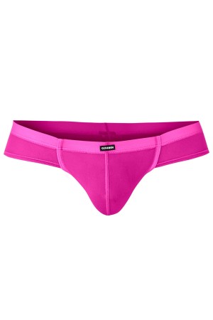 hot pink Mesh Hybrid Cheeky Brief C4MSPX22 GLOW - XL